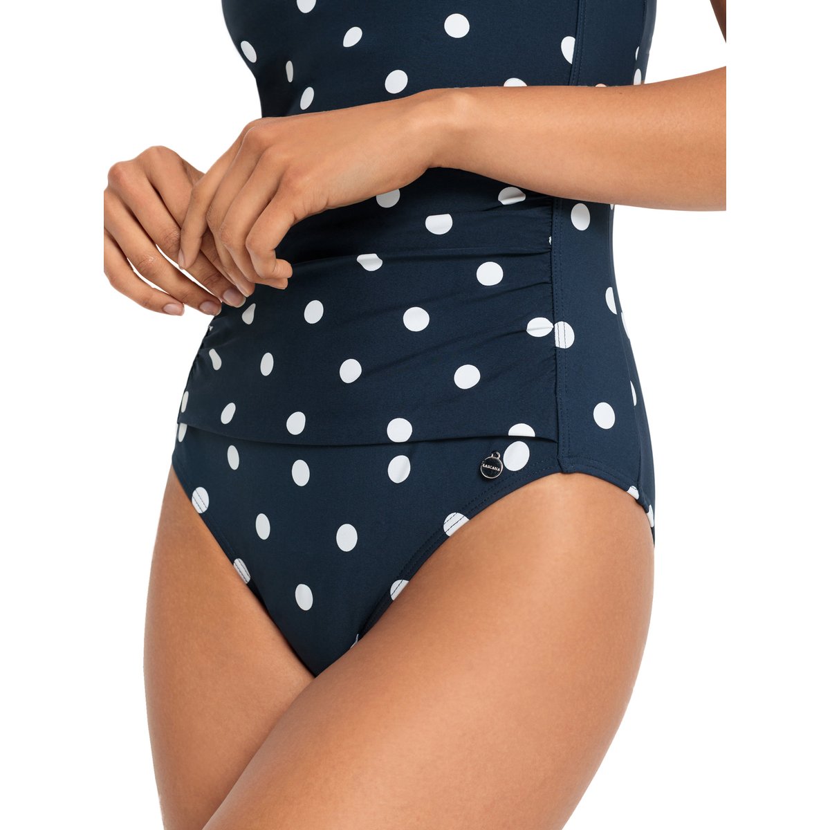 Maillot de bain une pièce amincissant Jada bleu marine, LASCANA