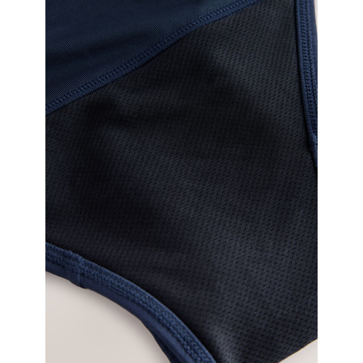 Maillot de bain menstruel effet ventre plat bleu marine, NEXT