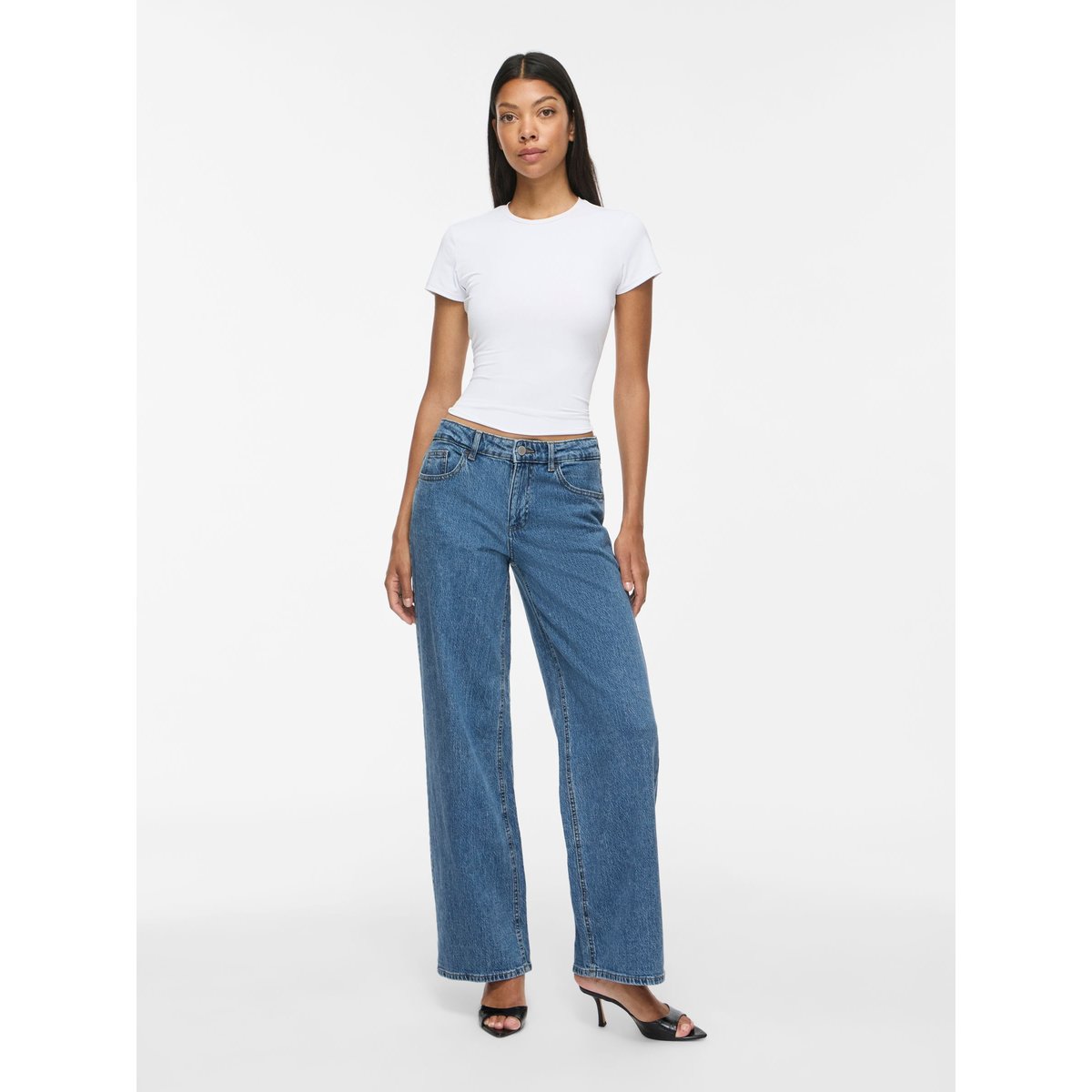 Jean À Coupe Ample bleu - medium blue denim1, VILA