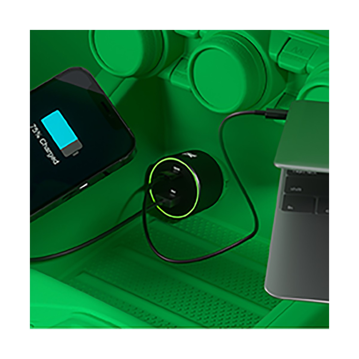 Chargeur allume cigare 100 W POWERCAR couleur unique, LIVOO
