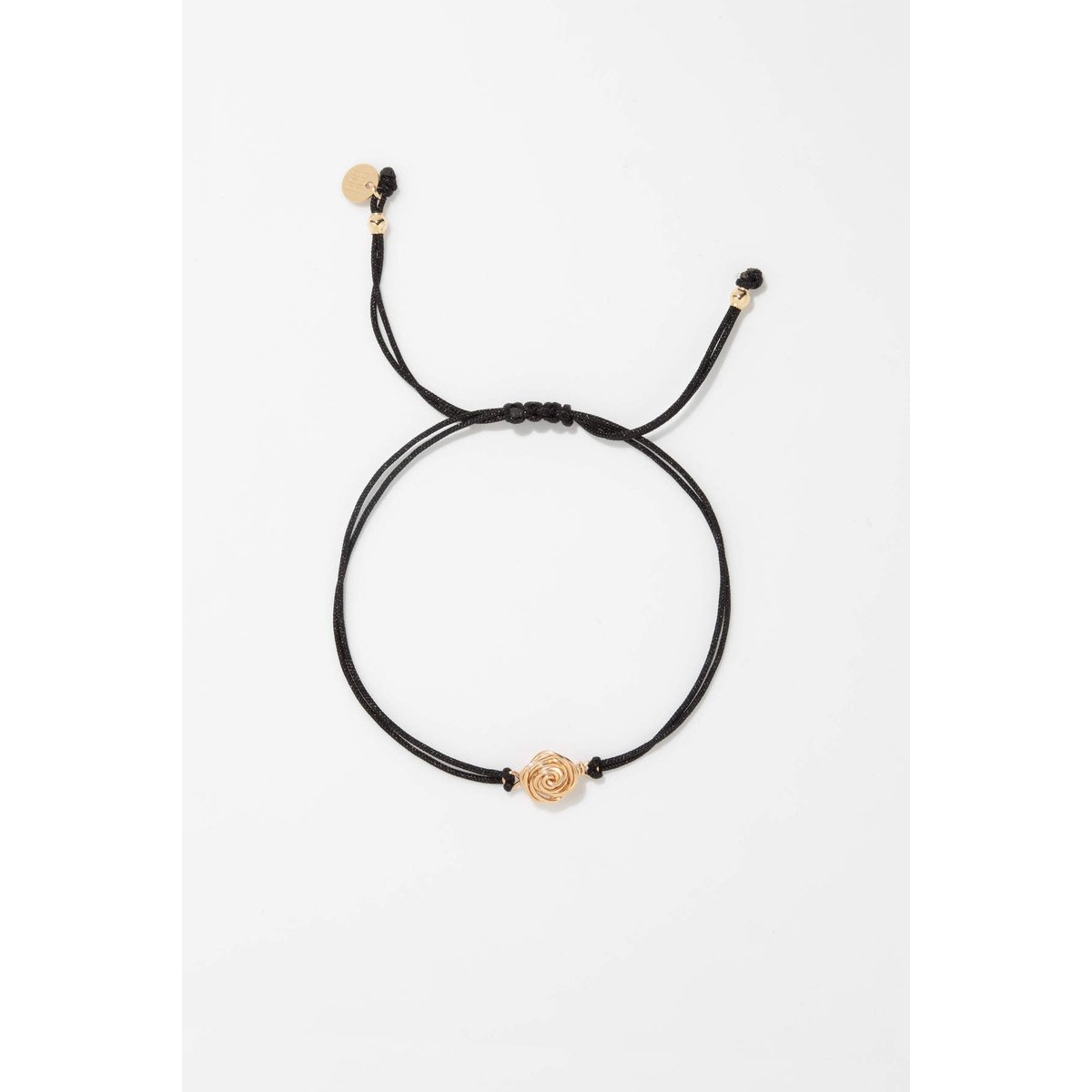 Bracelet cordon Rosa - Noir noir, YAY PARIS
