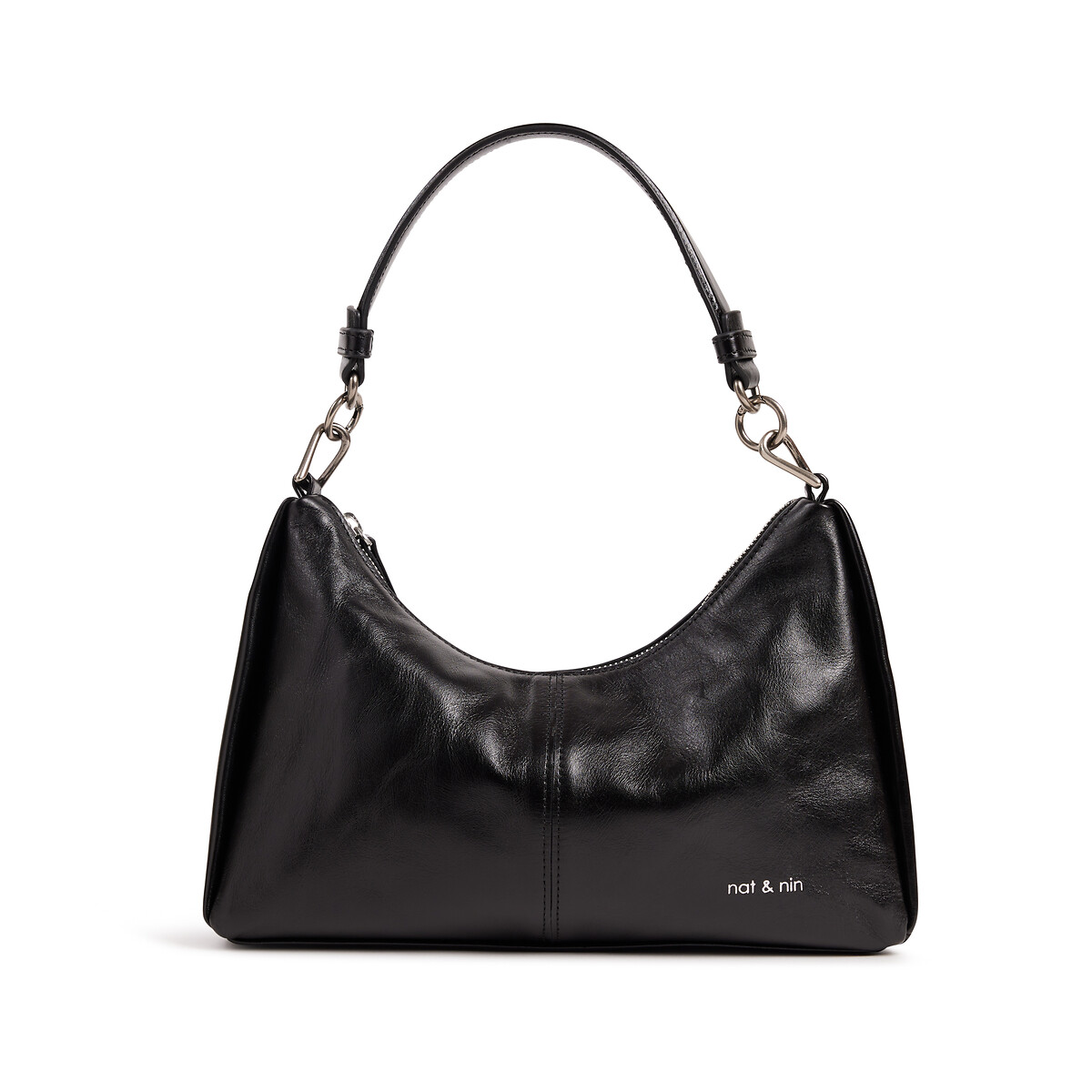 Sac à main cuir REJINA noir, NAT & NIN