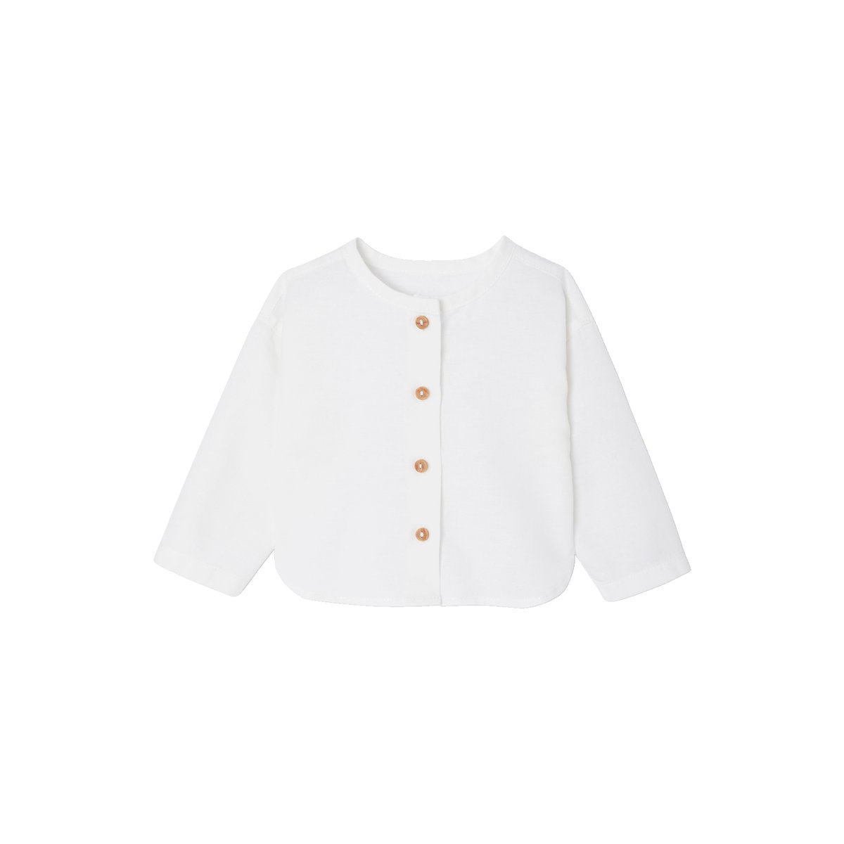 Ensemble bébé naissance cérémonie chemise salopette en lin et coton bleu, VERTBAUDET