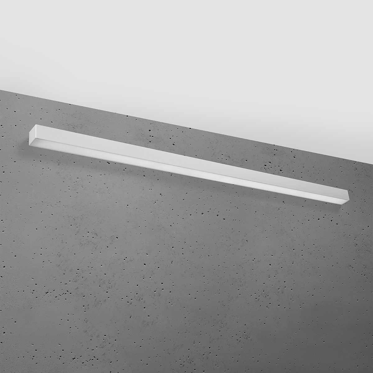Applique murale Aluminium Gris LED 1 Pinne gris, EDEN