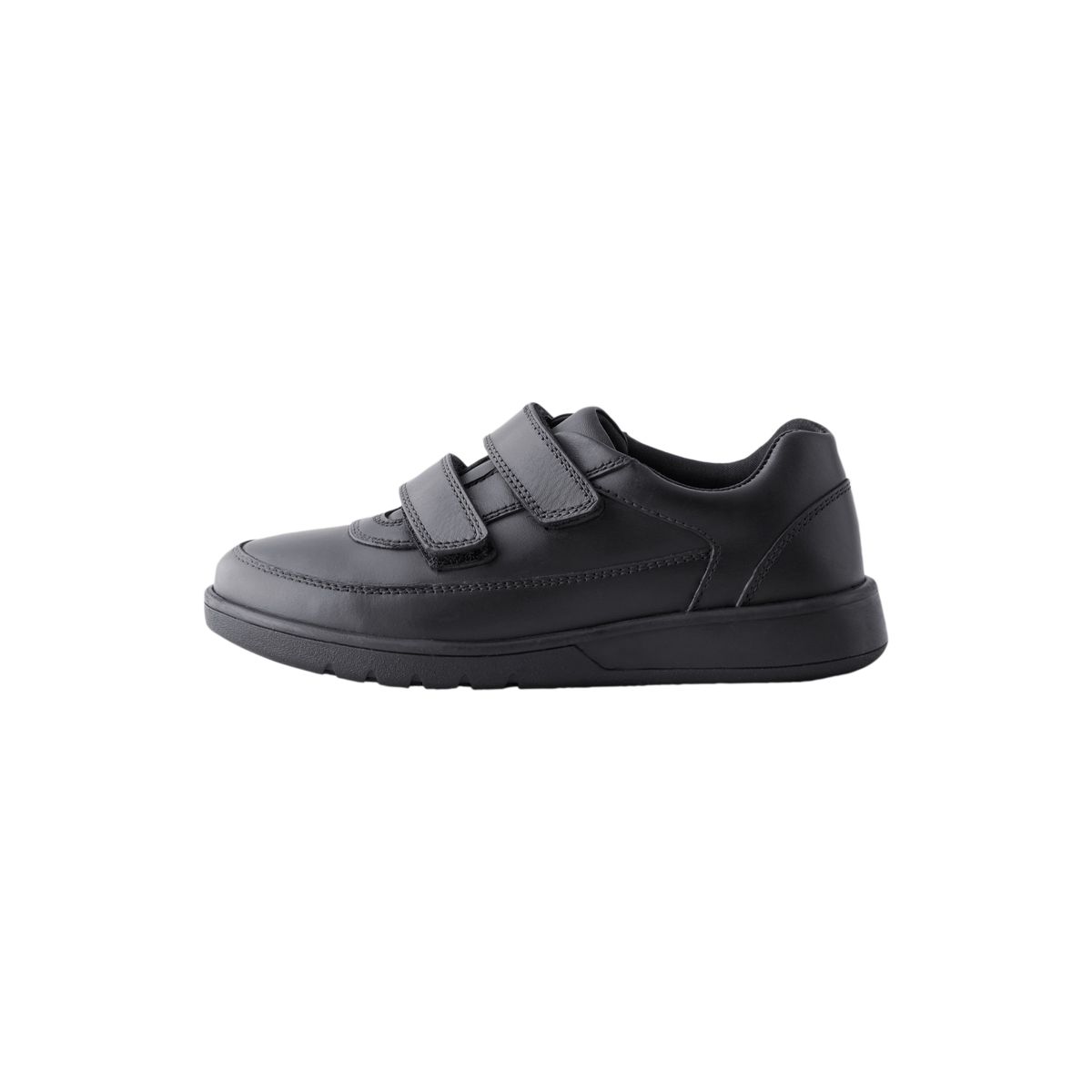 Chaussures en cuir à scratch et 2 brides noir, NEXT