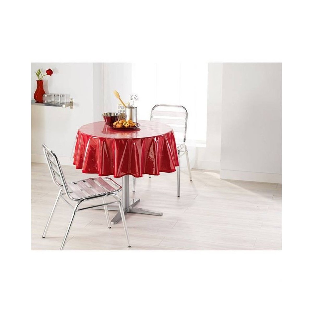 Nappe Ronde Transparente 180 Cristal transparent, DECORATIE