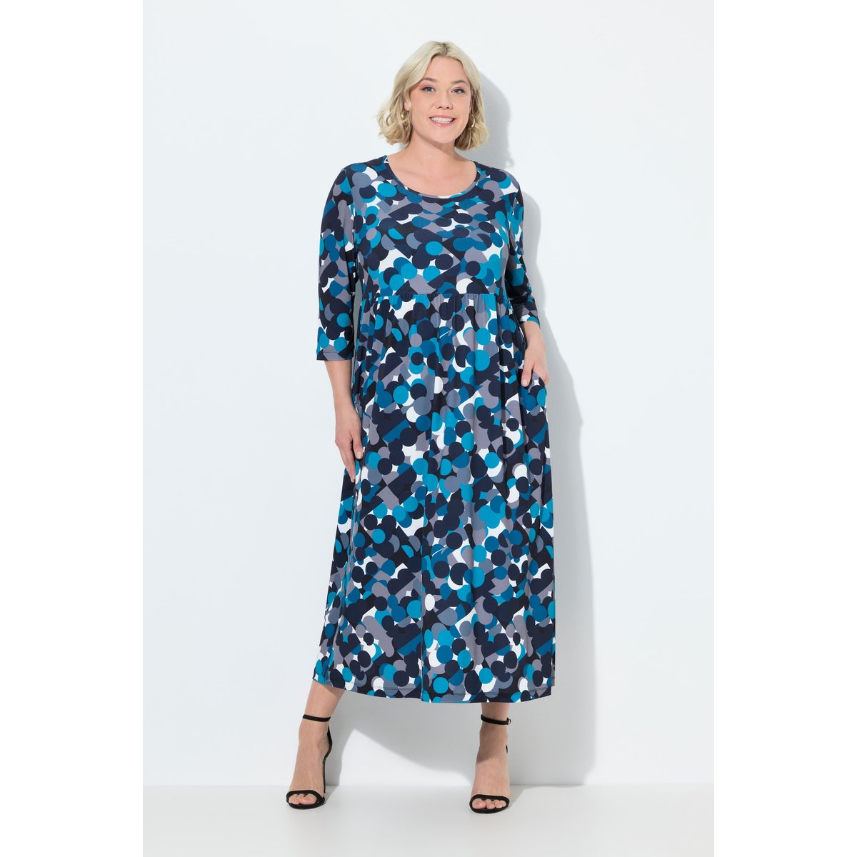 Robe en jersey noir, ULLA POPKEN
