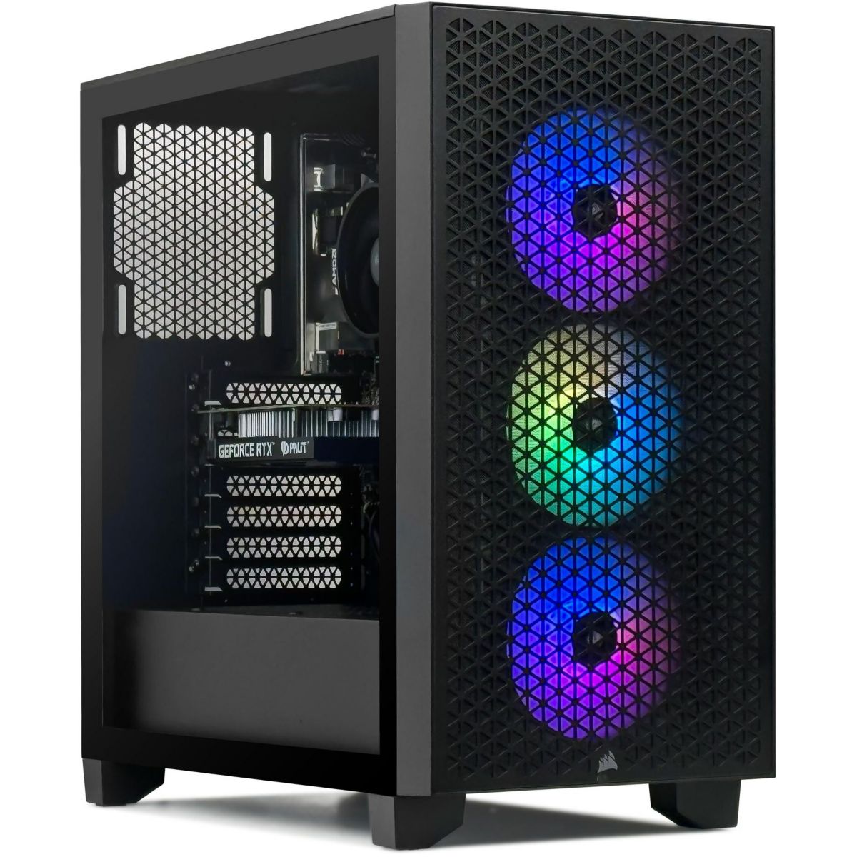 PC Gamer 3500D - AMD Ryzen 7 5700X - NVIDIA GeForce RTX 5060 - 16 Go RAM DDR5 - SSD 1 To - SANS OS couleur unique, CORSAIR