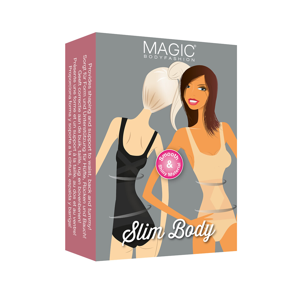 Body adelgaçante Slimbody preto , MAGIC BODYFASHION