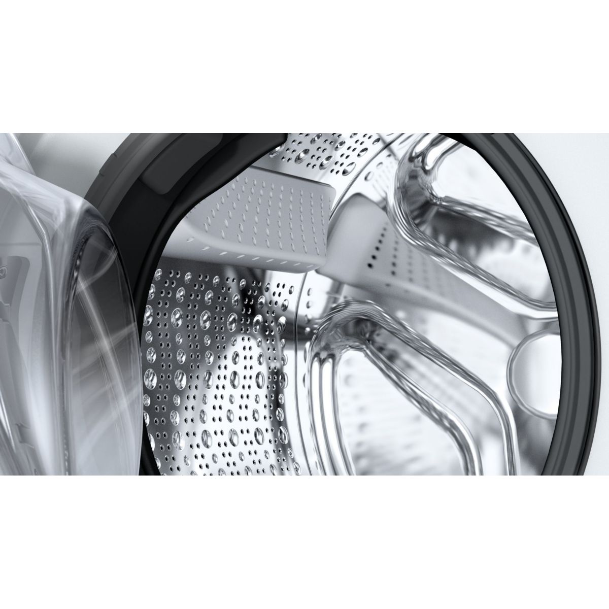 Lave linge hublot WAN2823QFR, Speed Perfect, Iron Assist couleur unique, BOSCH