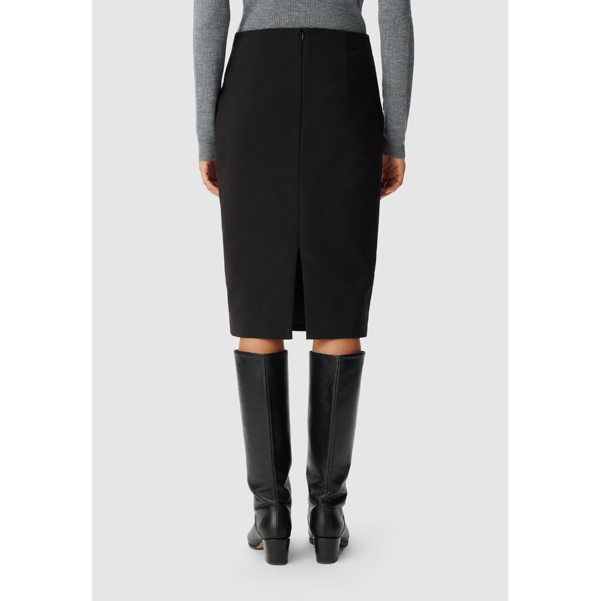 Jupe crayon noir, IKKS