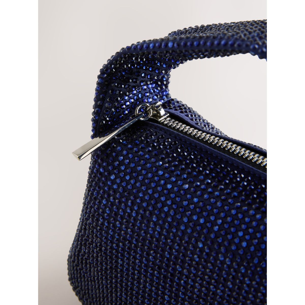Sac à main scintillant bleu marine, NEXT