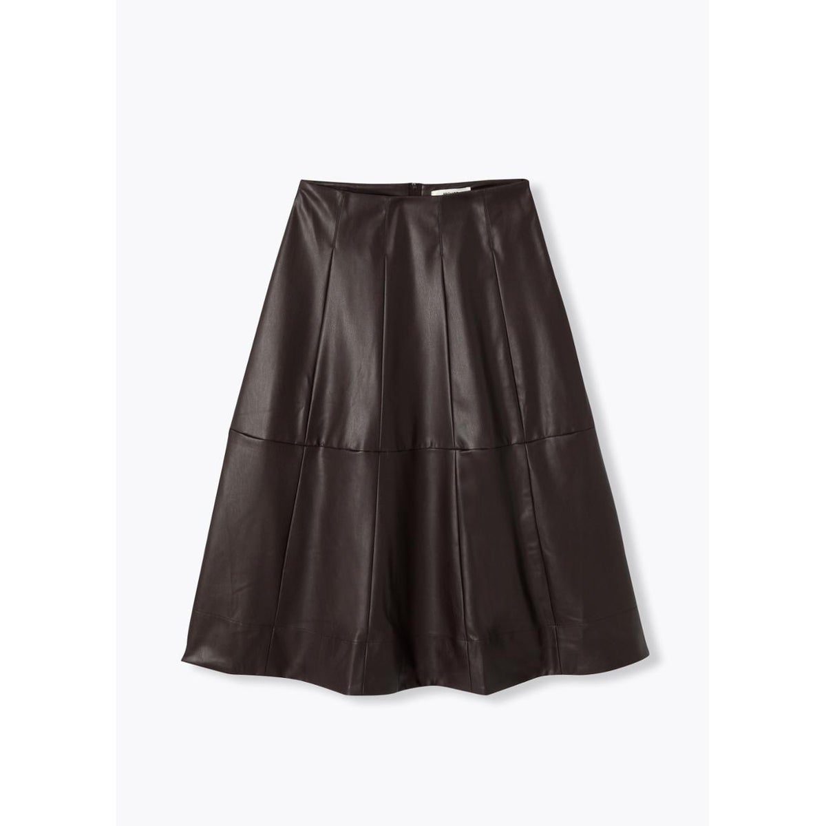 Jupe longue en simili marron, PROMOD
