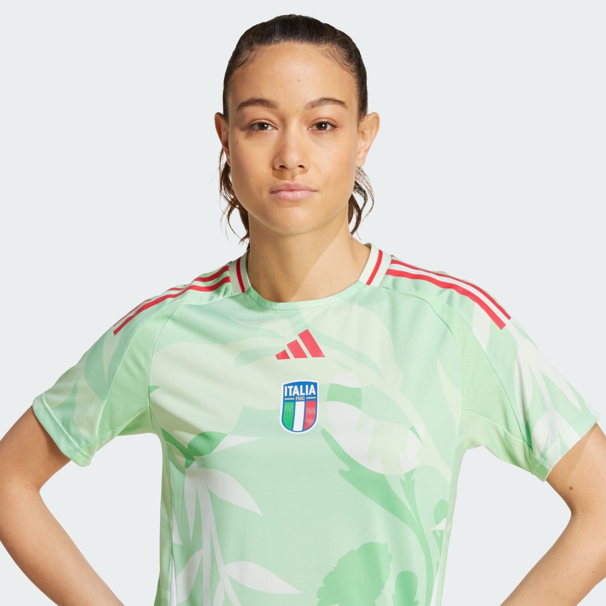 Maillot Extérieur Italie 25 (Équipe Féminine) Authentique Maillot Extérieur Italie 25 (Équipe Féminine) Authentique glory mint, adidas Performance