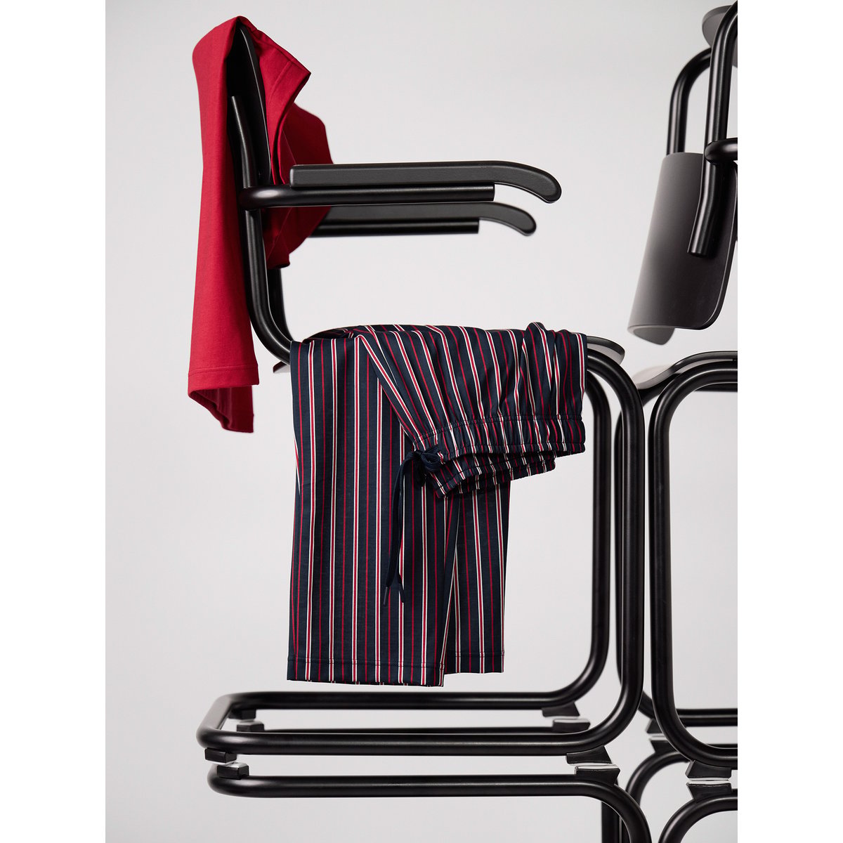 T-shirt manches courtes Coton RMX SLEEP LEISURE rio rouge, CALIDA