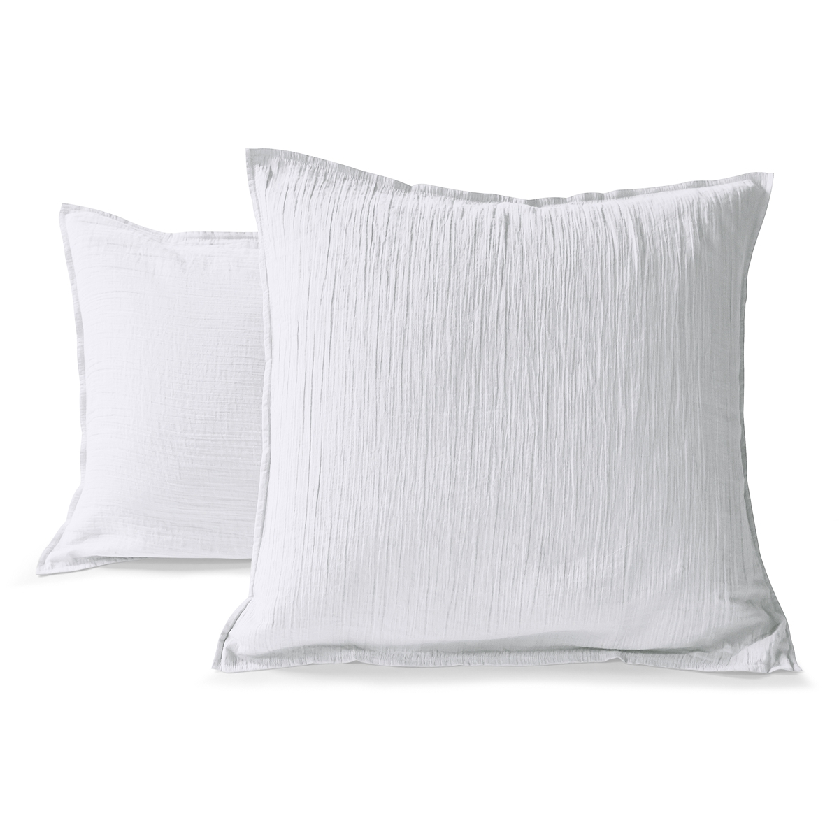 Taie D'oreiller - GAZE DE COTON gris taupe, TRADITION DES VOSGES