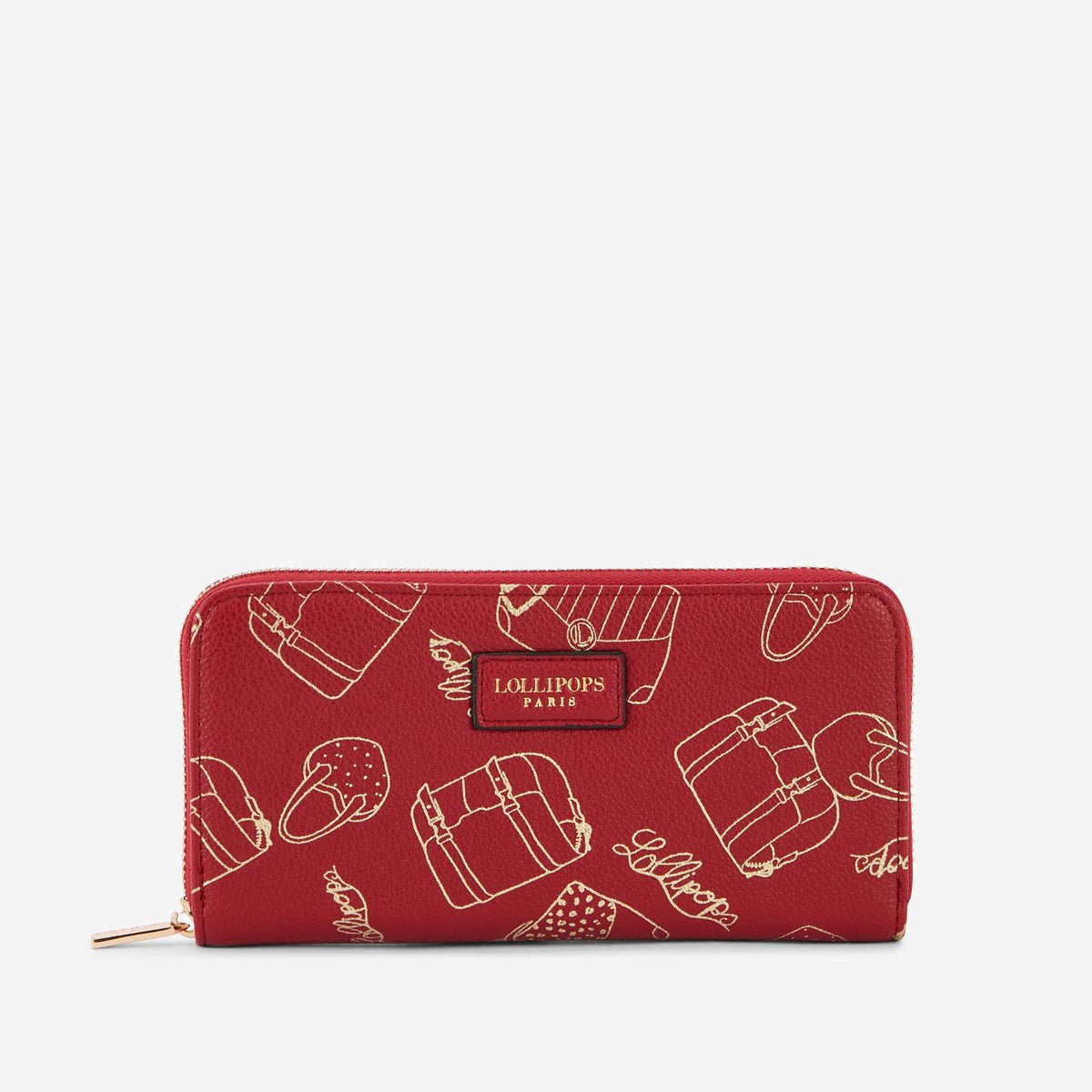 Grand portefeuille  Sya rouge, LOLLIPOPS
