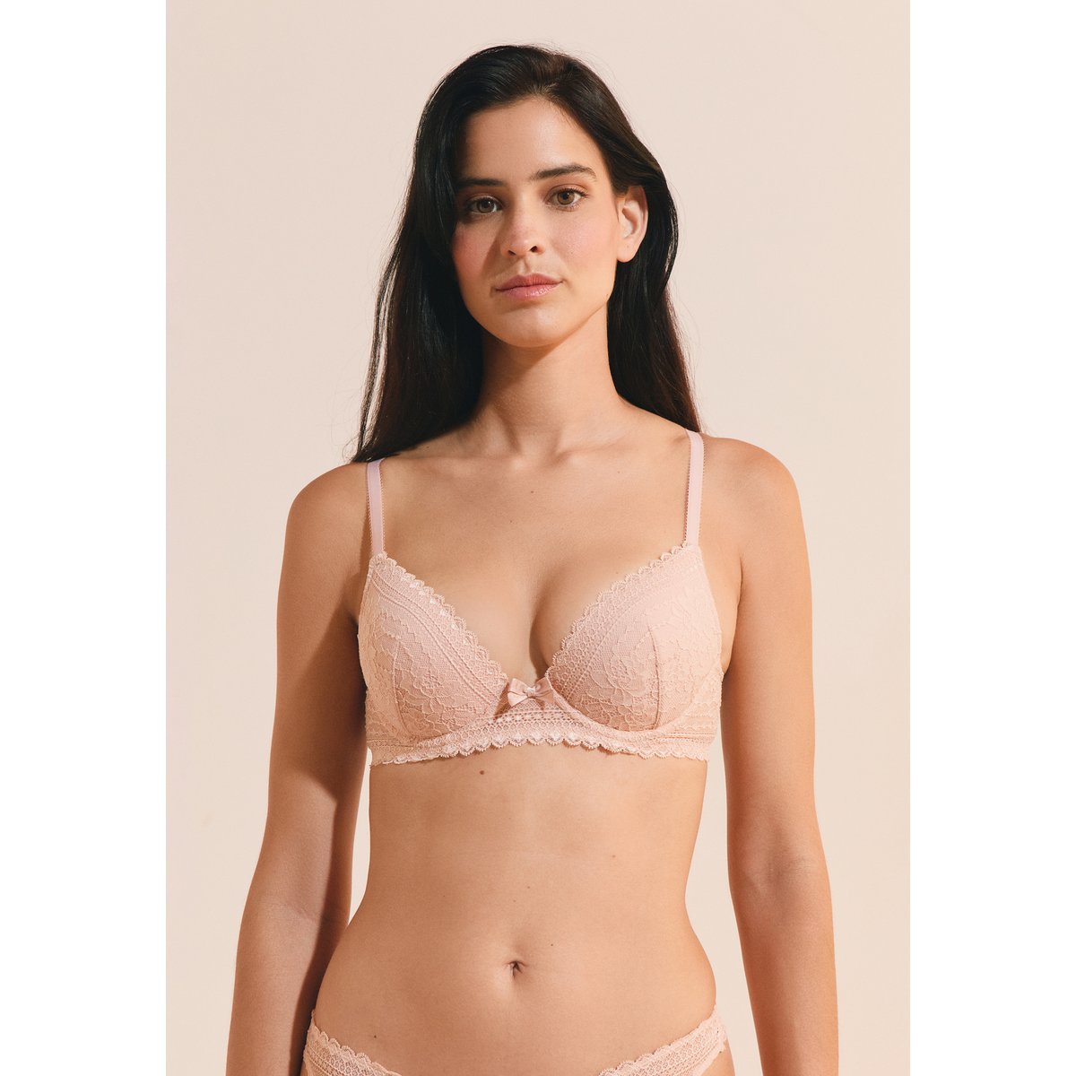Soutien-gorge N.2 - Le push up plongeant PANAMA blush, ETAM