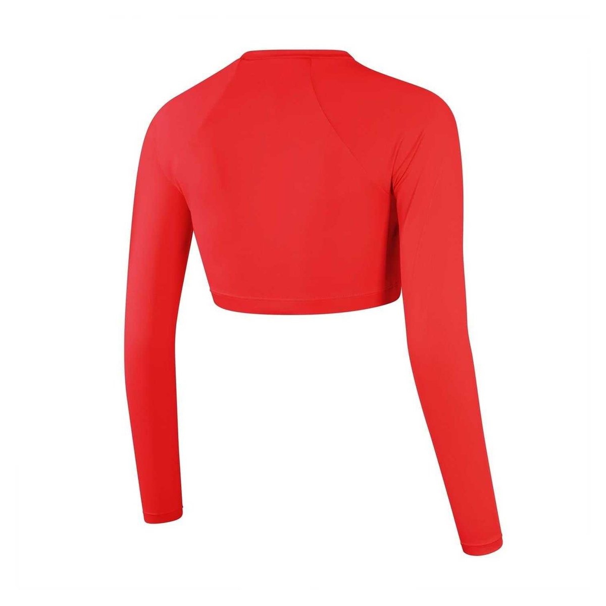 Haut court et cintré manches longues raglan rouge, SPEEDO
