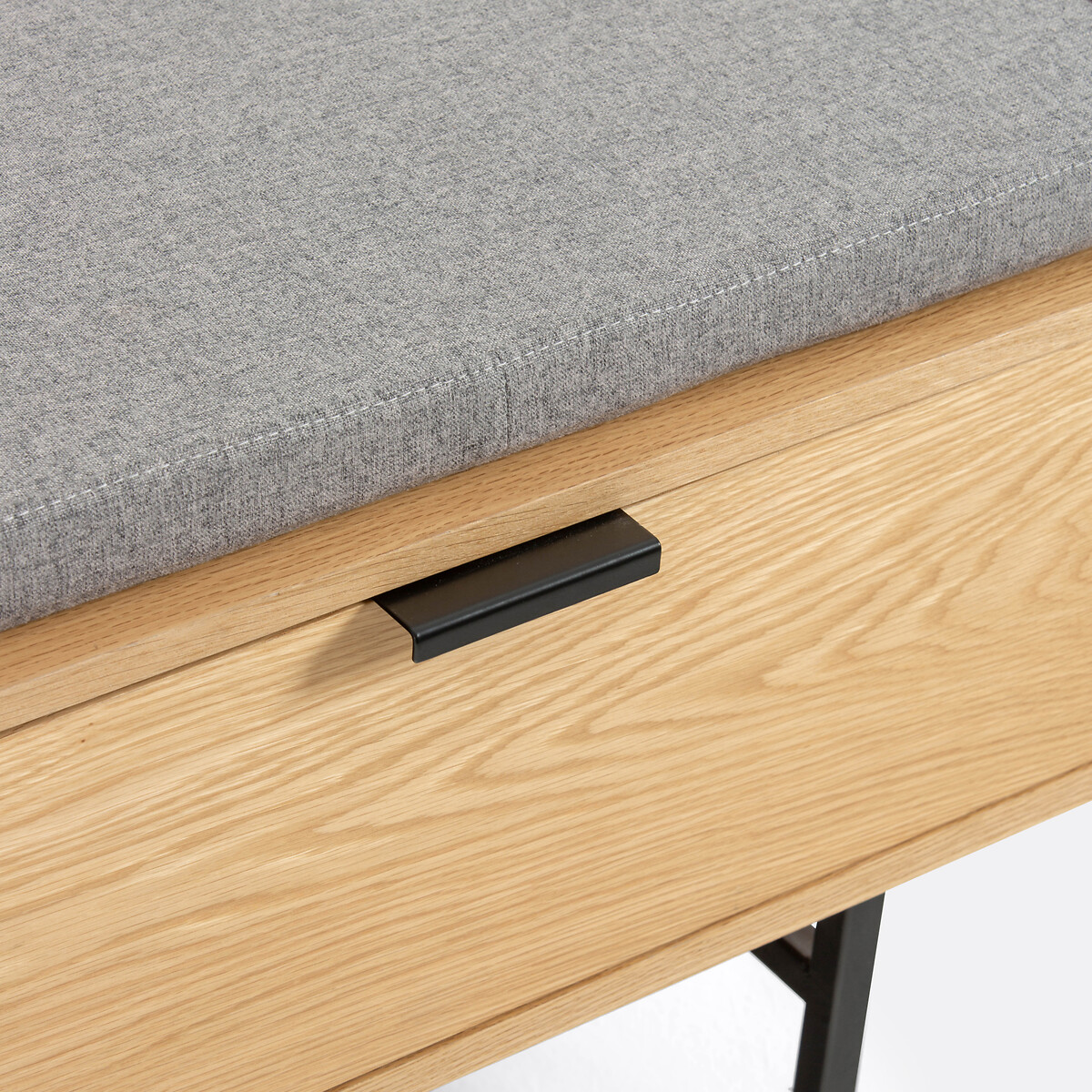 Garderobenbank Volga natur/schwarz, LA REDOUTE INTERIEURS