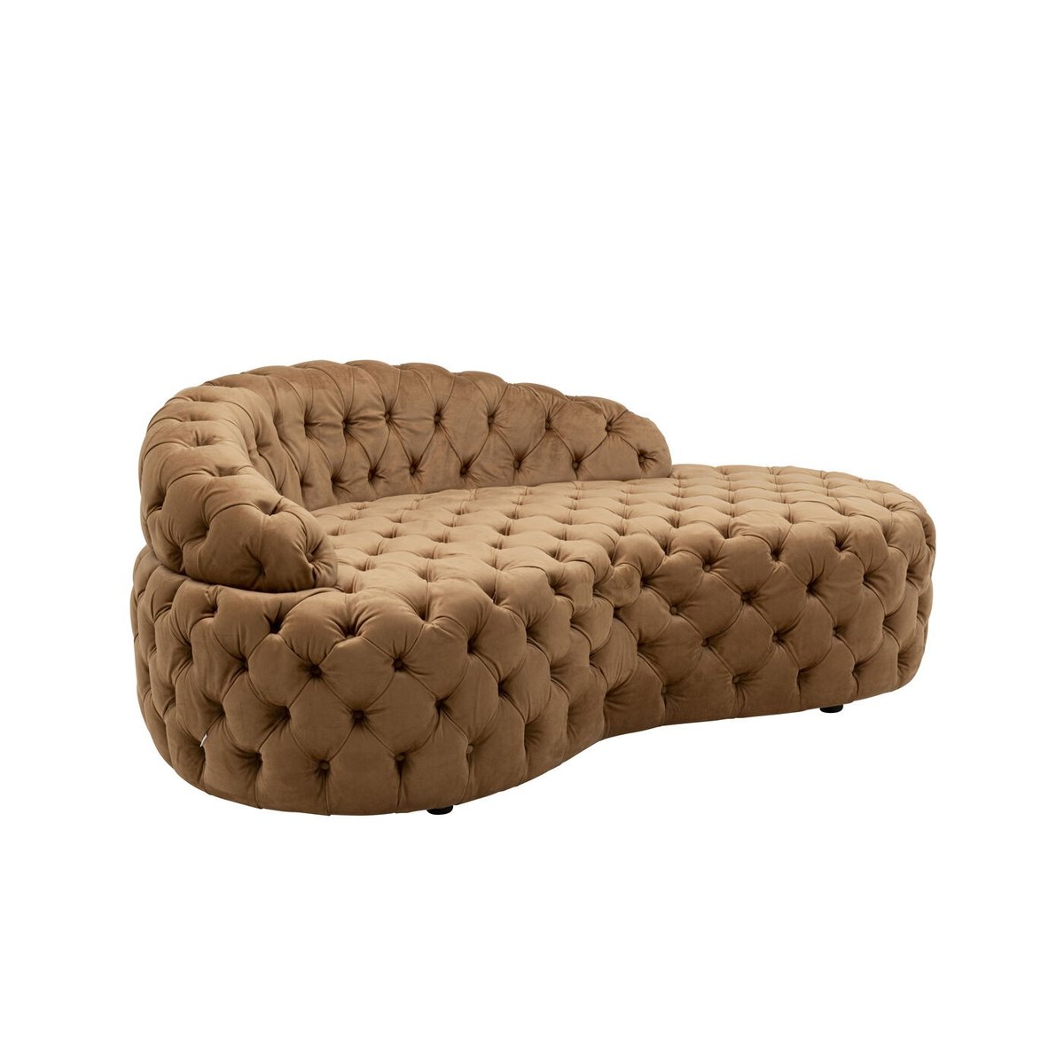 Méridienne en velours, SANTA BARBARA beige, KARE DESIGN