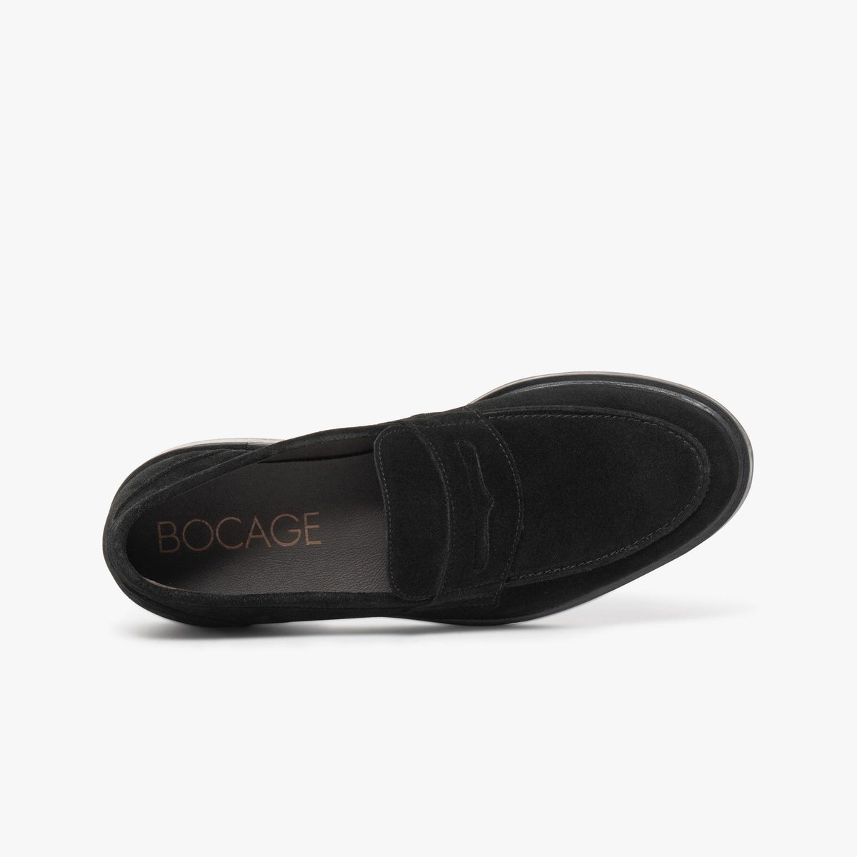Derby en cuir JULES noir, BOCAGE