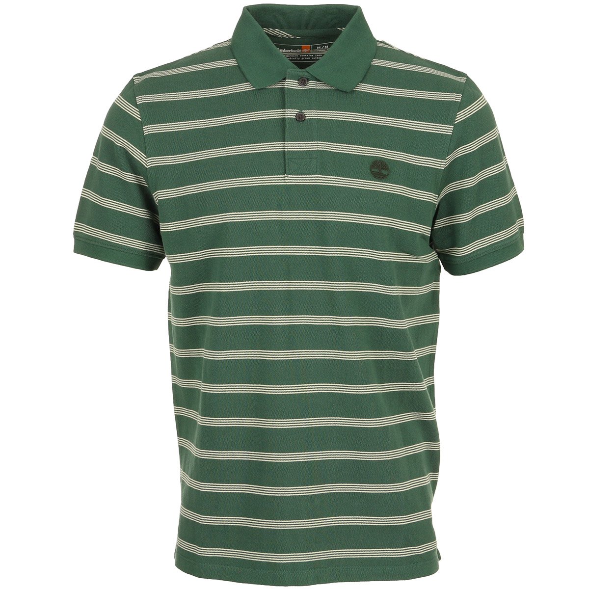 Polo 4 ROWS STRIPES SHORT SL MDGR pinendl-puttyyd, TIMBERLAND