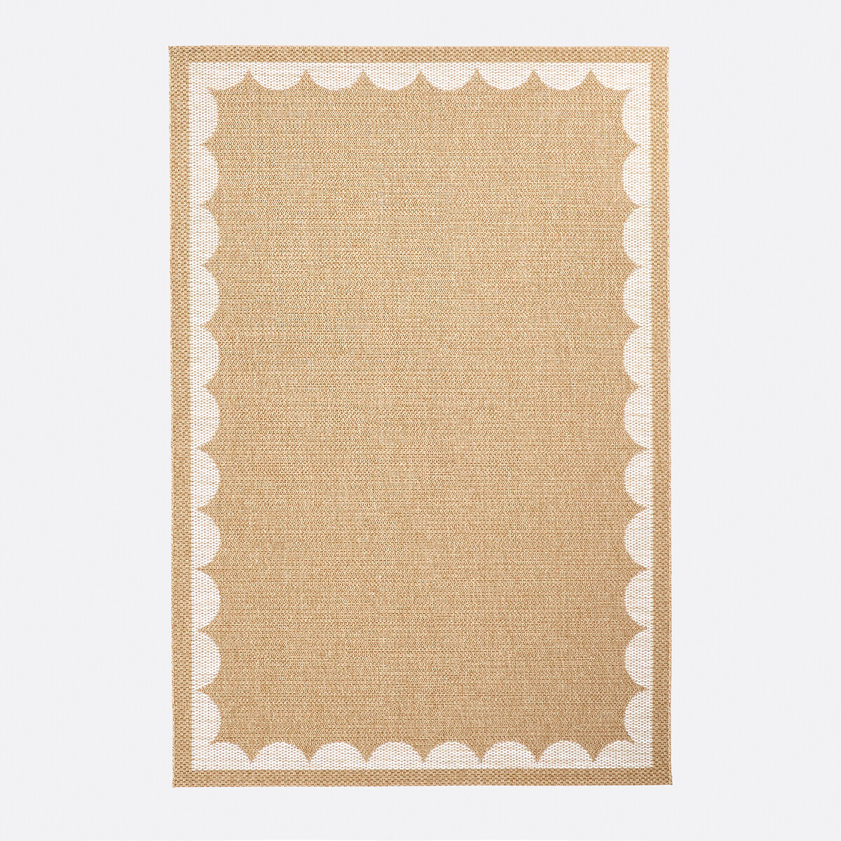 Tapis effet jute intérieur/extérieur, Milas naturel/blanc, LA REDOUTE INTERIEURS