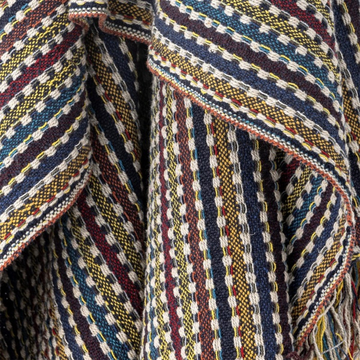 Plaid coton recyclé  LAZZARIO multicolore, BLOOMINGVILLE