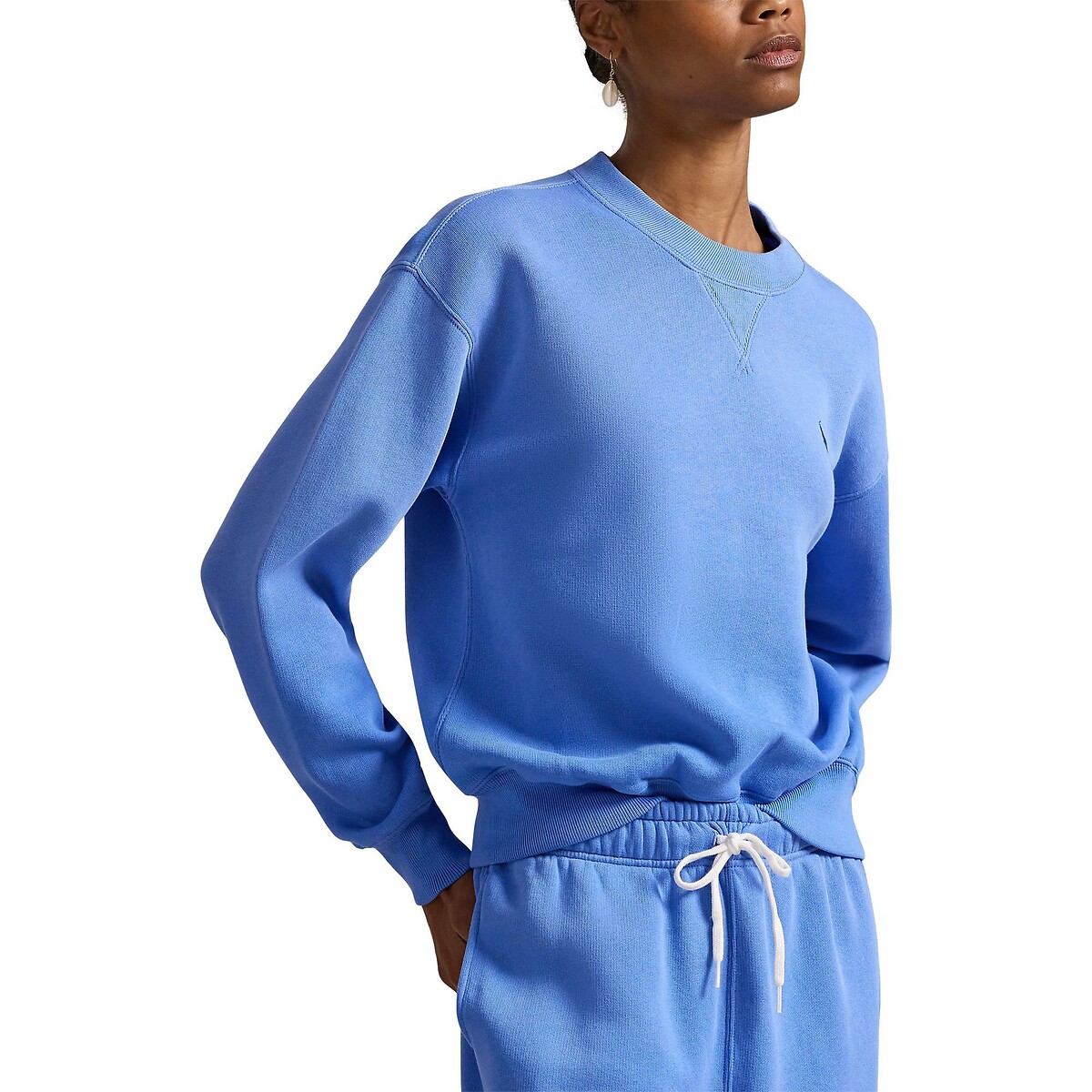 Sweat col rond manches longues bleu iris, POLO RALPH LAUREN