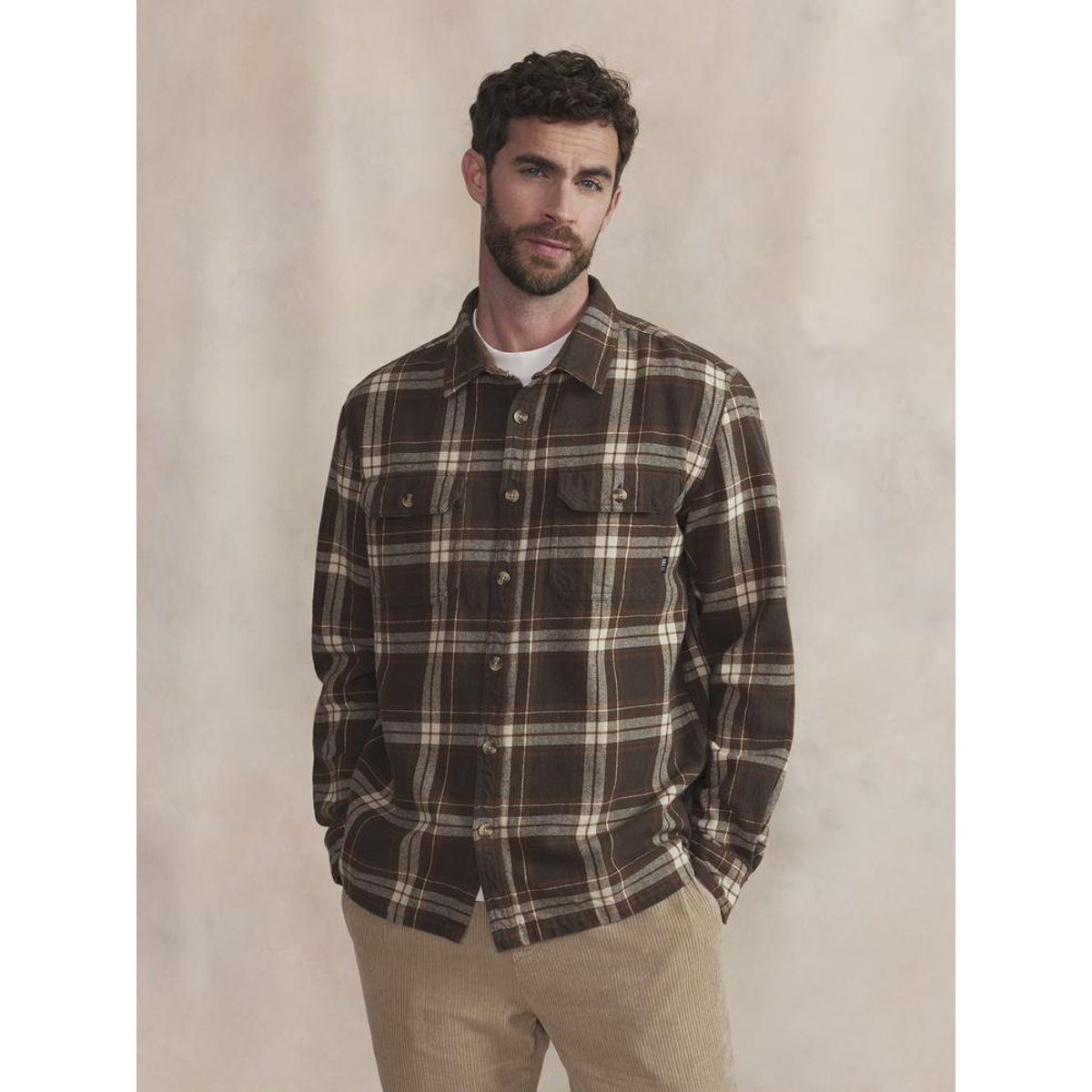 Chemise manches longues GAREKSUR bois, TBS