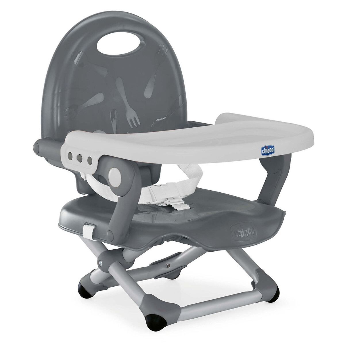 Pocket Snack Booster Seat grey, CHICCO