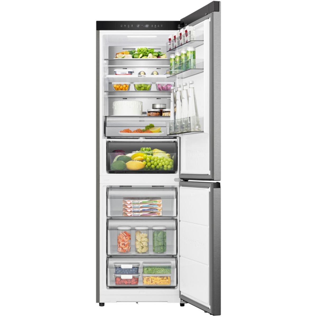 Réfrigérateur combiné RB3K330SAIC FreshFit couleur unique, HISENSE