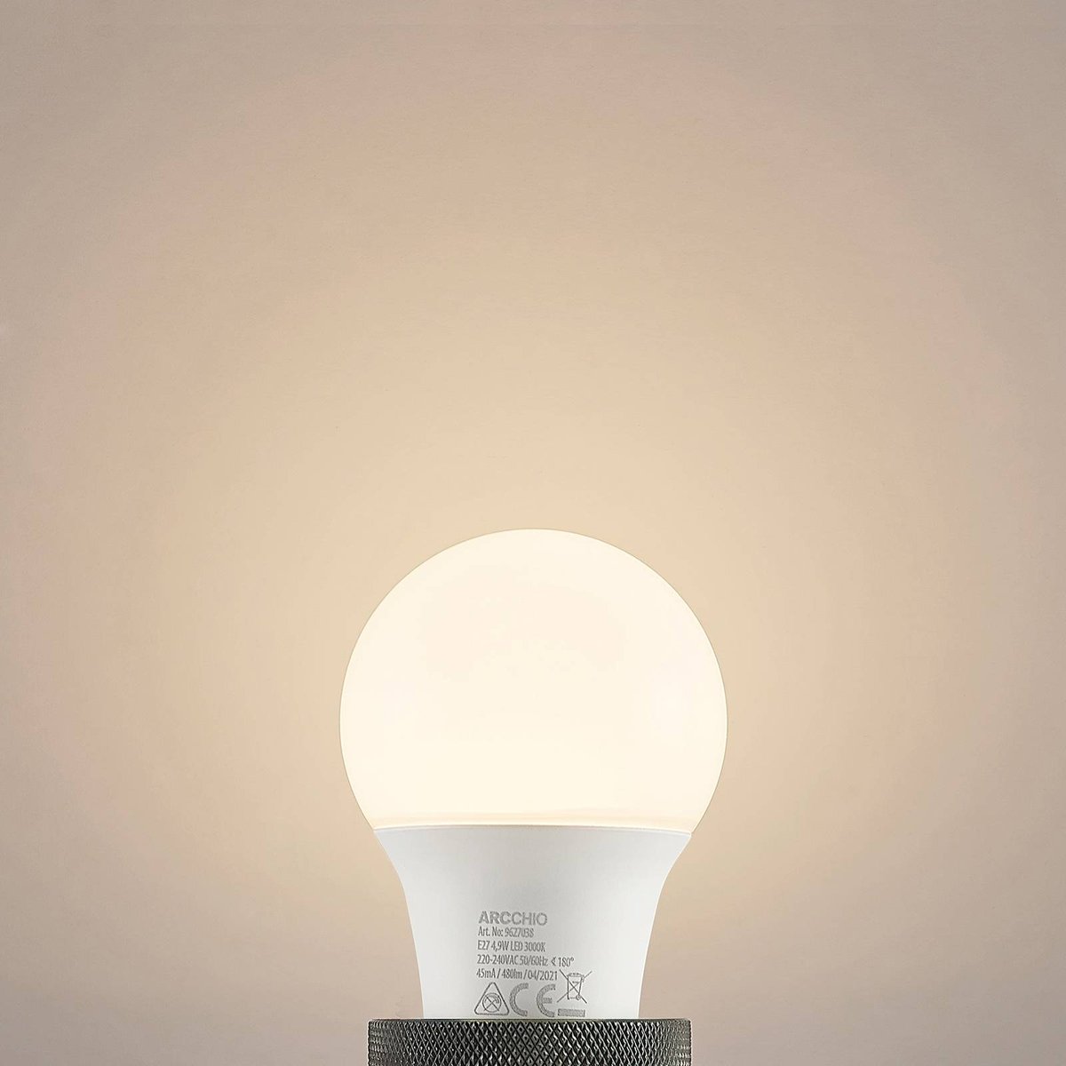 Ampoule E27 LED, E27 LED 4,9W couleur unique, ARCCHIO