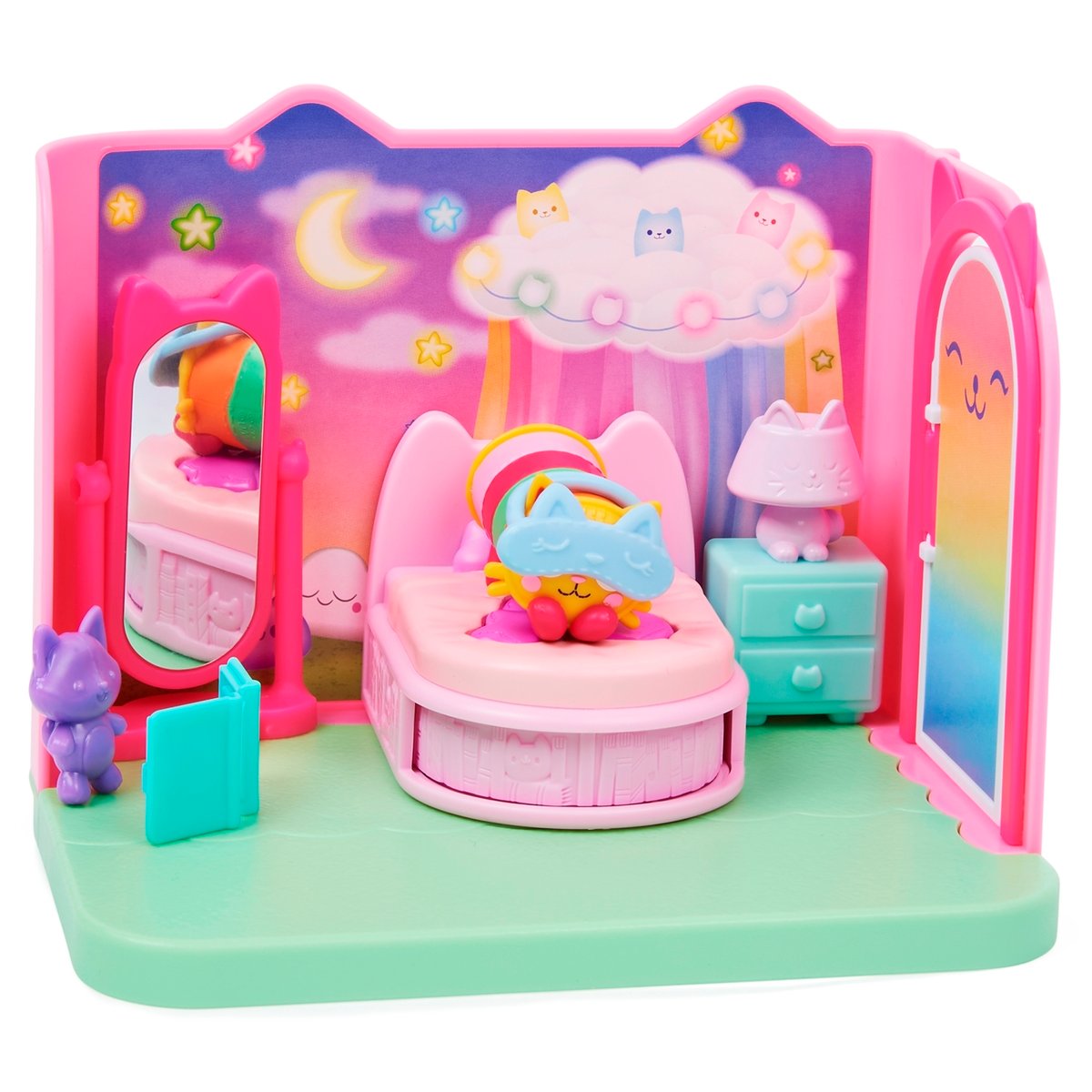 Set de jeu Gabby's Dollhouse La chambre de Polochat multicolore, SPIN MASTER