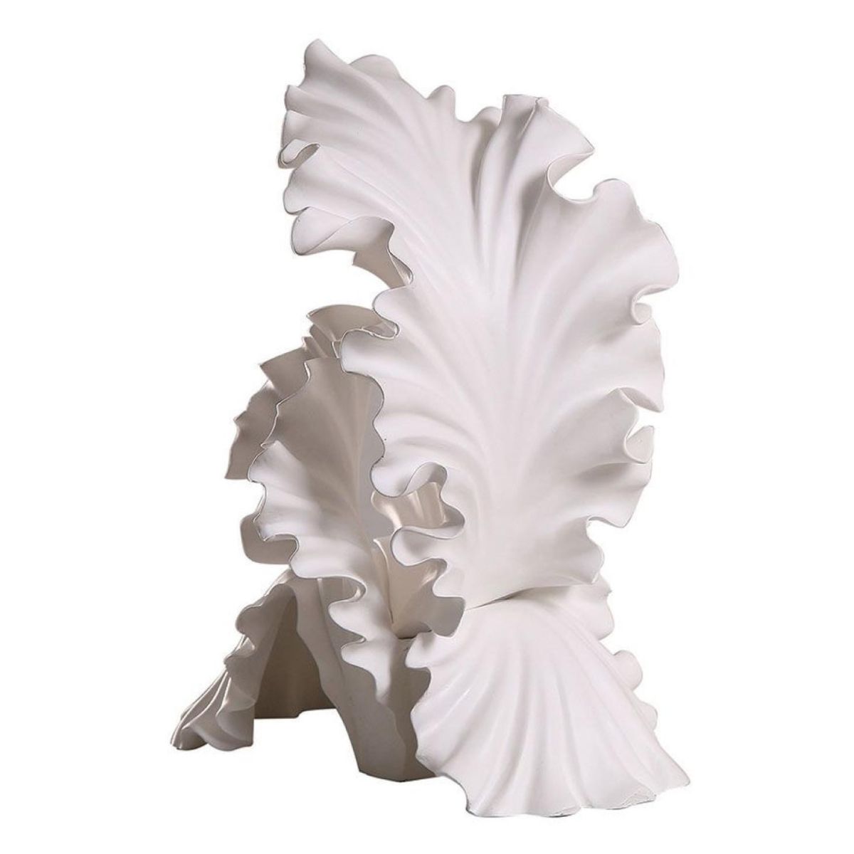 Statue fleur blanche - CHARME blanc, INTERIOR'S