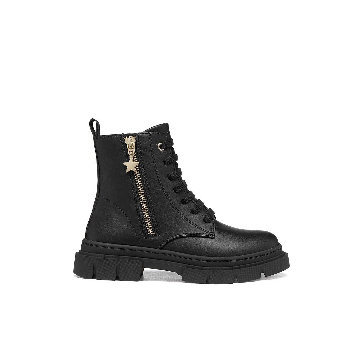 Bottines zippées et à lacets, KARSYN noir, GEOX