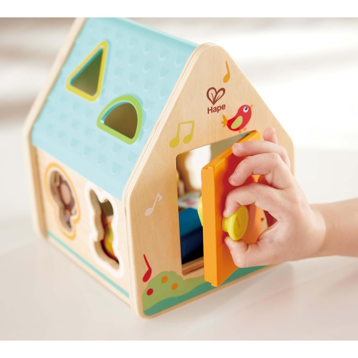 Maison trieuse de formes – les amis de la forêt multicolore, HAPE