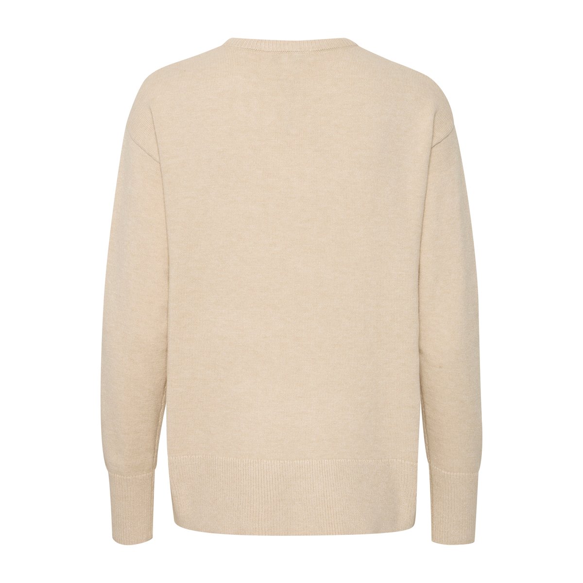 Long sleeve beige cement melange, B.YOUNG