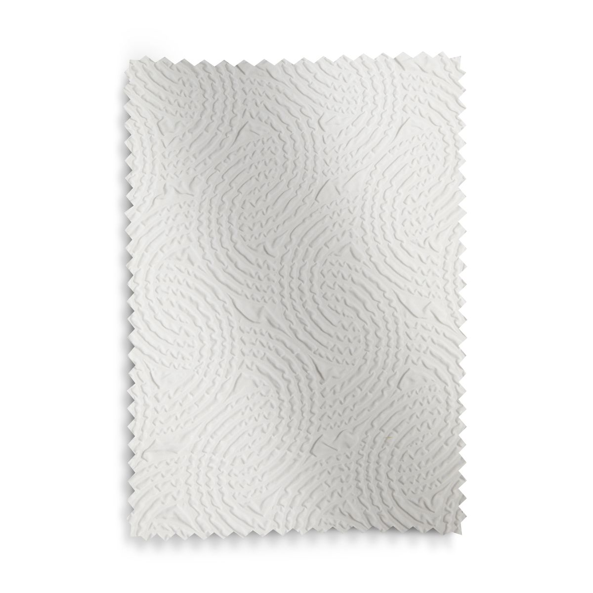 Rideaux occultants œillets/motif géométrique blanc, NEXT