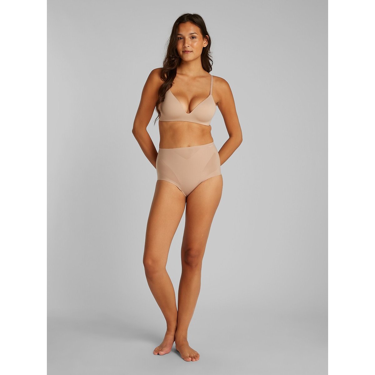 Shaping Knickers, Stay Put Stretch beige, CALVIN KLEIN UNDERWEAR