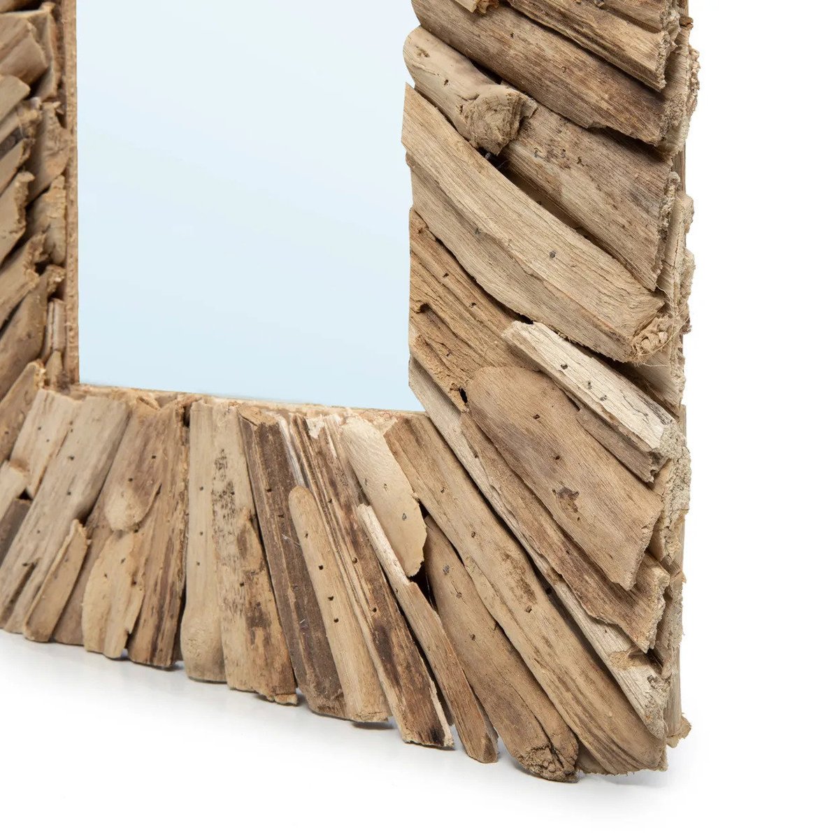 Miroir en bois flotté DRIFTWOOD FRAMED beige, BAZAR BIZAR