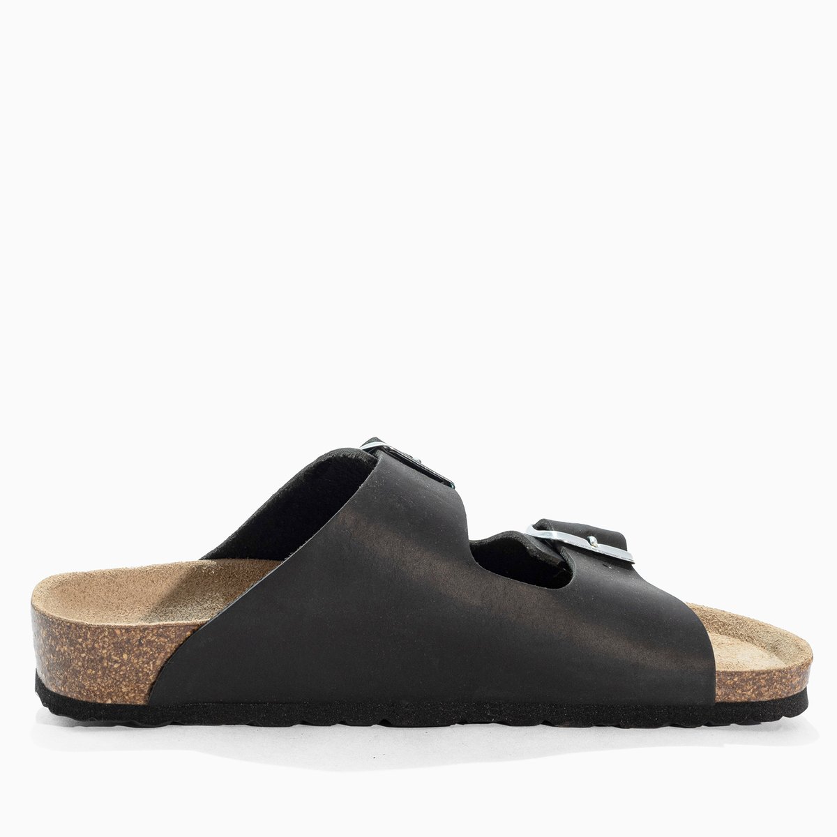 Sandales en cuir ATLAS noir, BAYTON