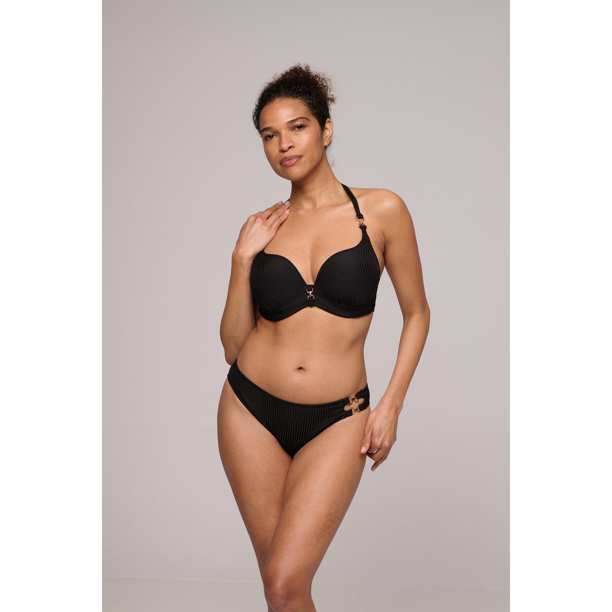 Bikini slip brésilien EMLY noir, MARIE JO