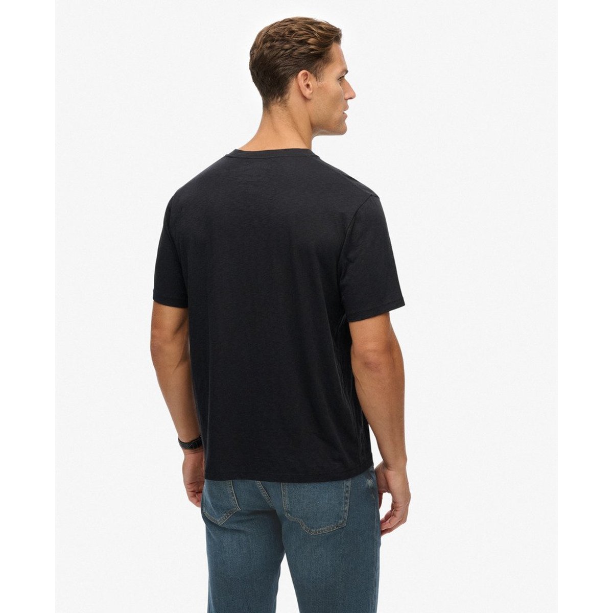 T-shirt Graphique The Merchant Store bleu marine lauren, SUPERDRY