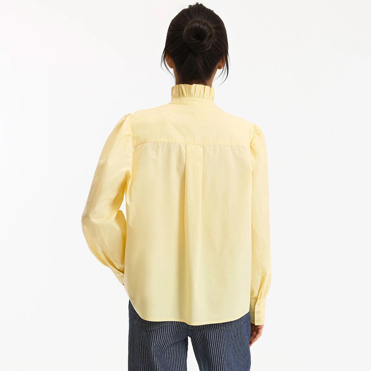 Chemise col victorien, Signature CHARLENE jaune, LA REDOUTE COLLECTIONS