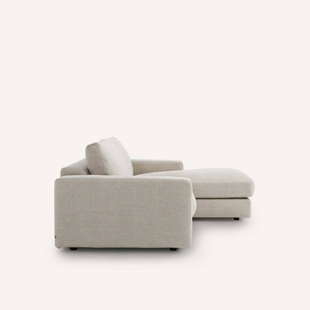 Canapé d'angle coton/lin, Skander beige, AM.PM