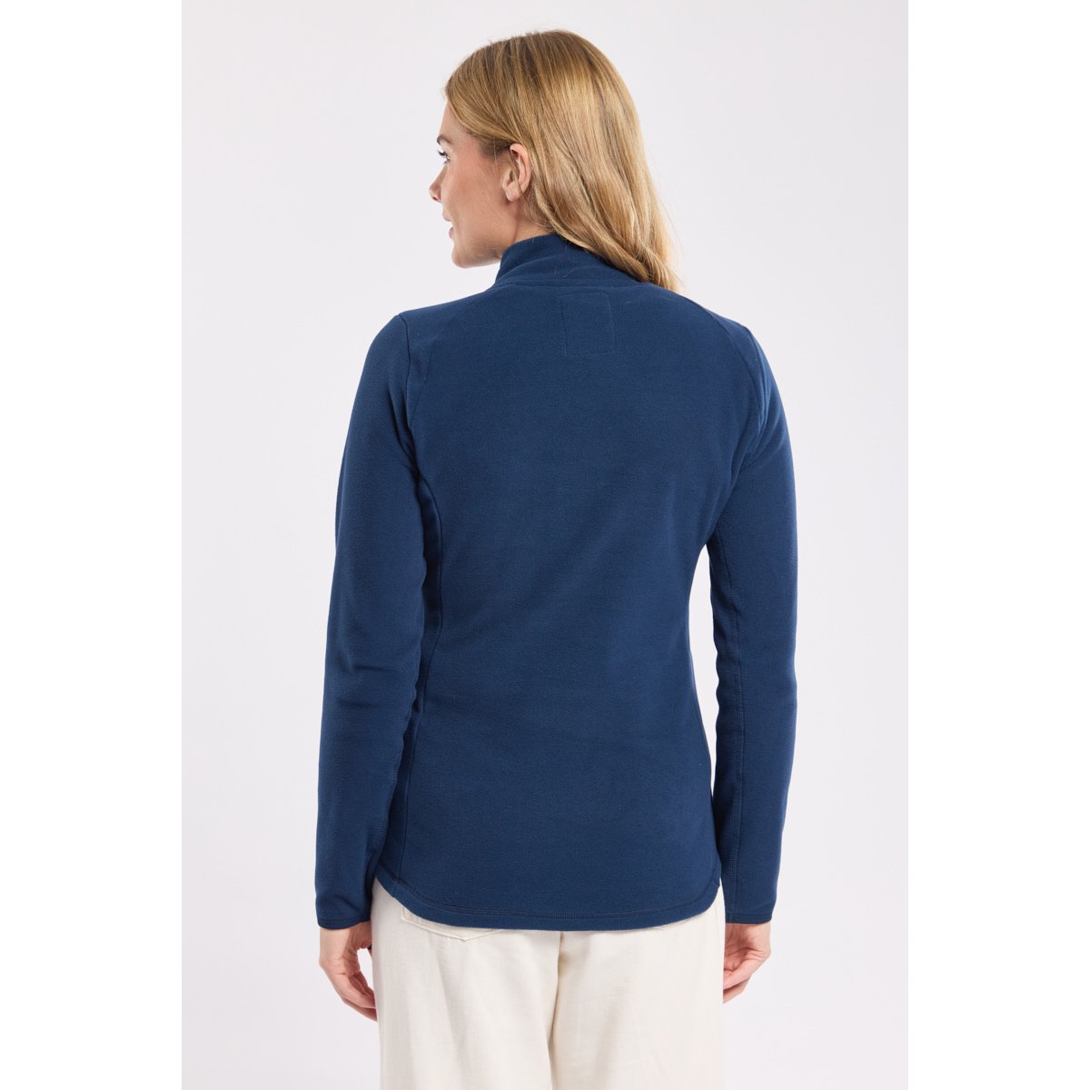Sweat polaire zippé en Micropolaire Polartec® MOLENE navy, BERMUDES