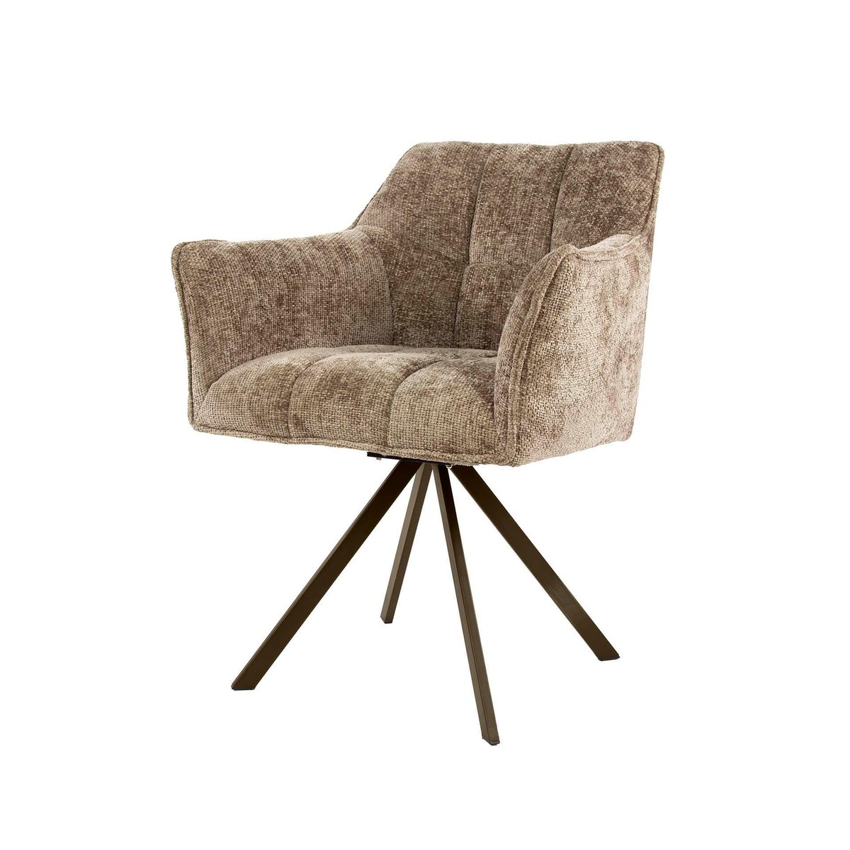 Fauteuil de table pivotant (lot de 2) MELBOURNE beige, PIER IMPORT