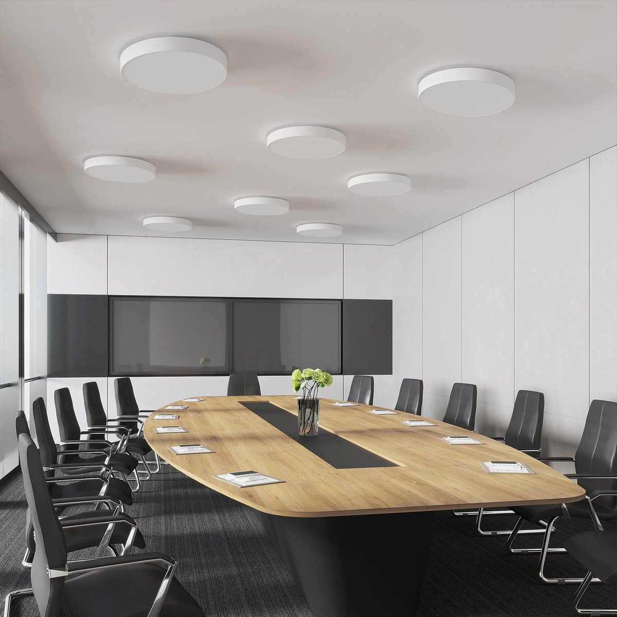 Plafonnier en aluminium moderneLED, Vanida blanc, ARCCHIO